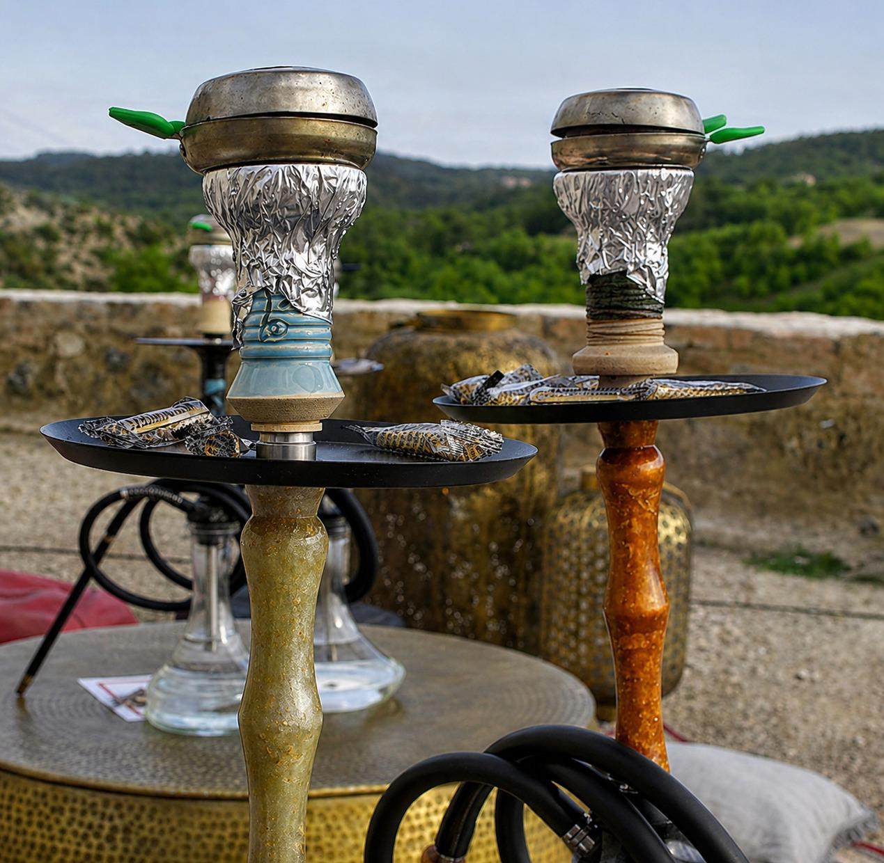 Castell d'Enfesta - Cazoletas de shisha
